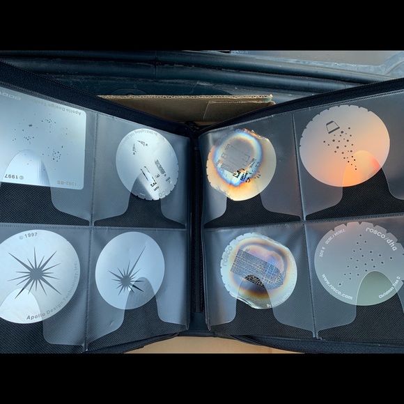 Gobos steel light scenes for Christmas, star scenes - Picture 5 of 10